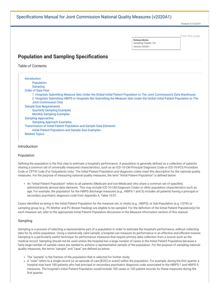 Sampling Chapter TJC (V2020a1) | PDF