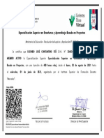 Especialización Superior en Enseñanza y Aprendizaje Basado en Proyectos PDF