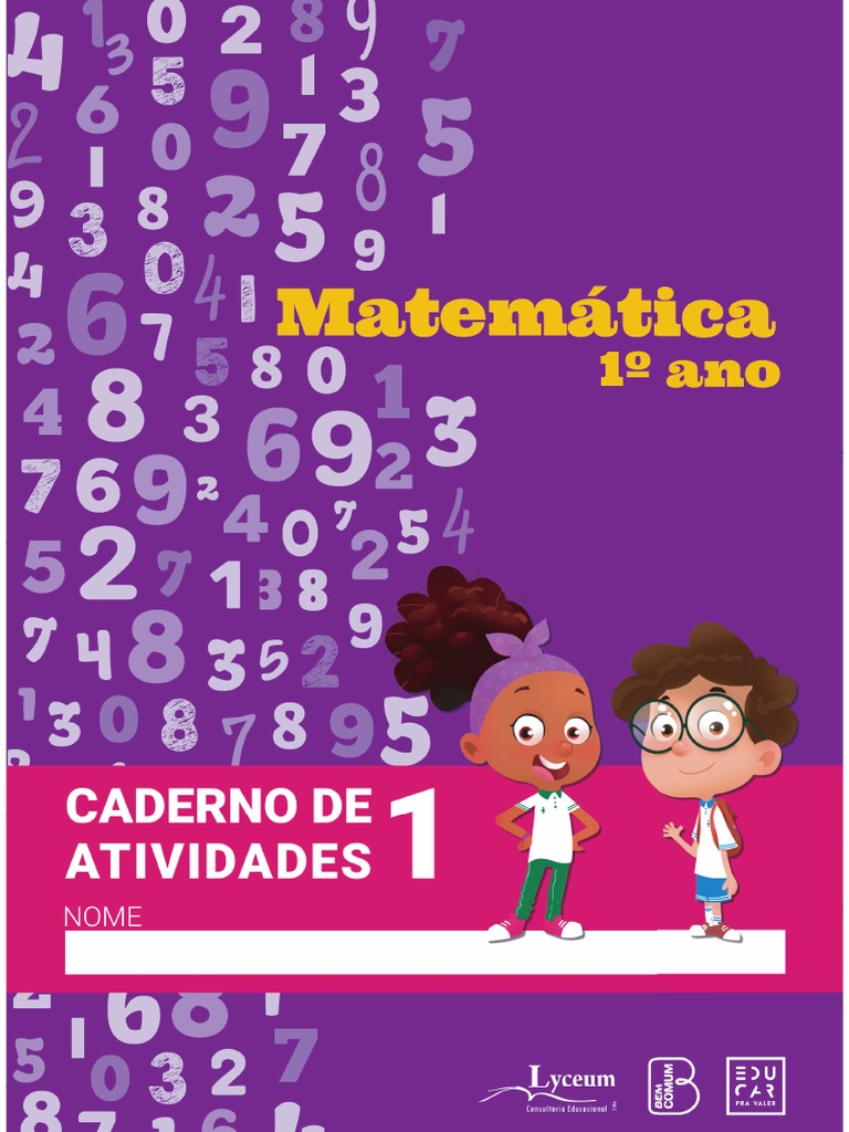 1 Ano Caderno 1 Mat Aluno 2022 PDF | PDF | Cor | Matemática