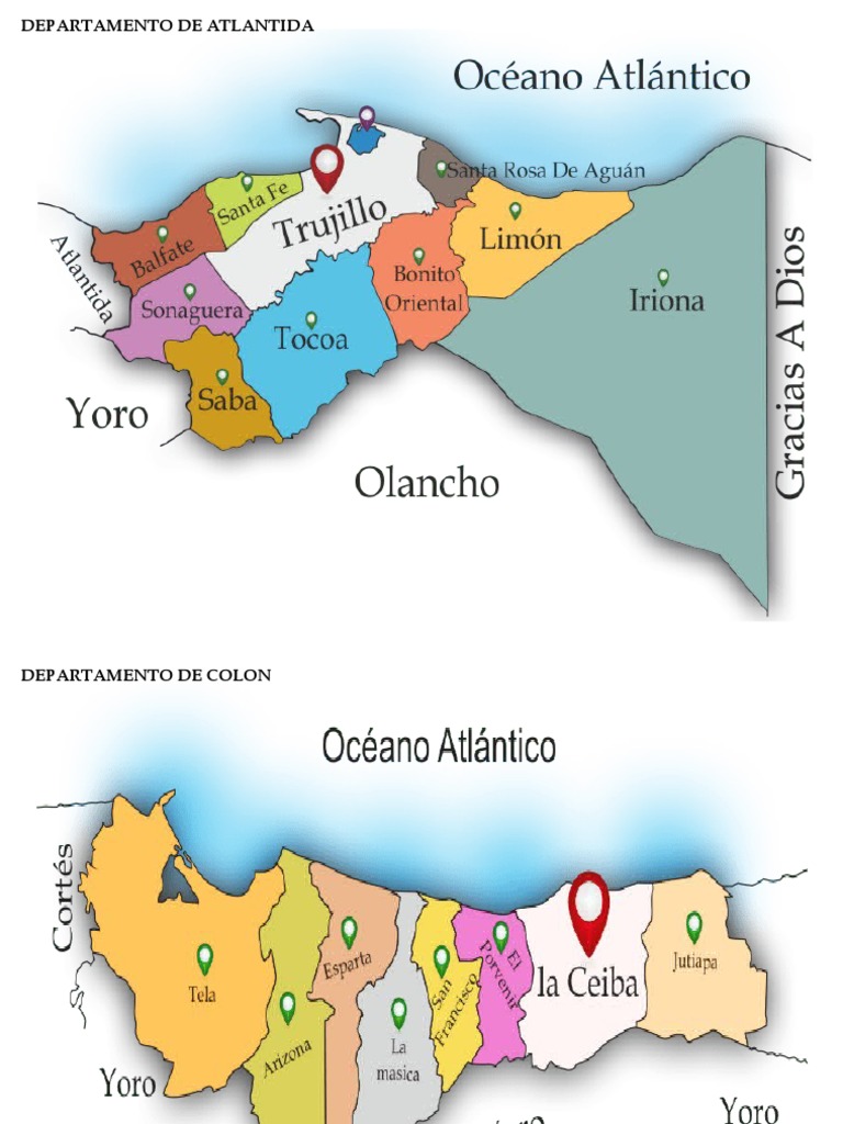 Departamentos de Honduras PDF