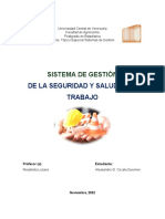 Sistema de Gestión de Seguridad y Salud en El Trabajo - Alessandro Cecala