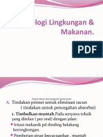 Toksikologi Lingkungan & Makanan