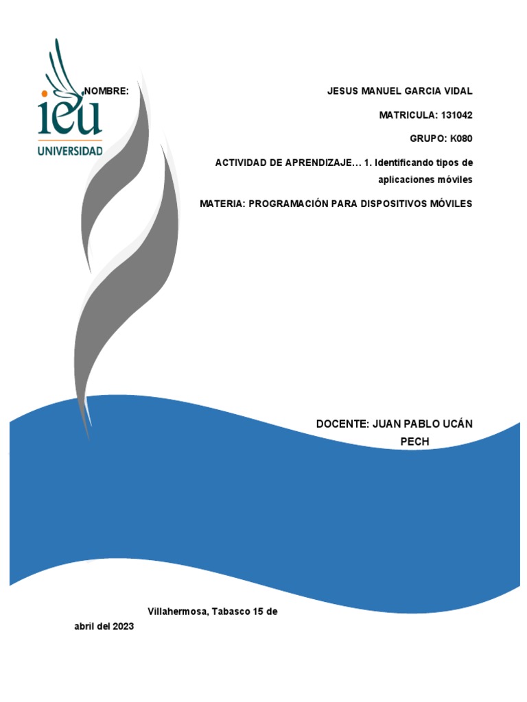 Ingenieria de Software | PDF | Aplicación movil | Software de la aplicacion