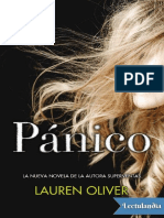 Panico - Lauren Oliver