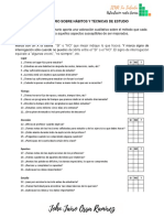 Test Habitos de Estudio PDF