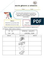 Guia Concordancia Genero y Numero