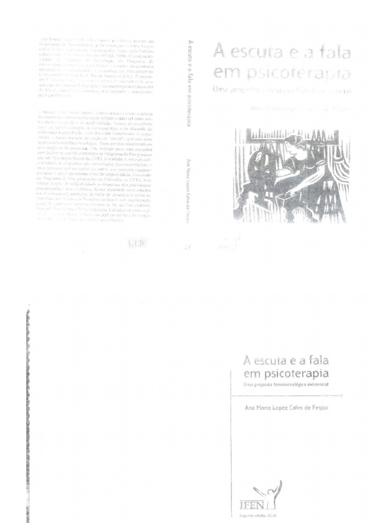 FEIJOO - A Escuta e A Fala em Psicoterapia PDF | PDF