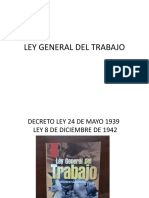 Ley General Del Trabajo