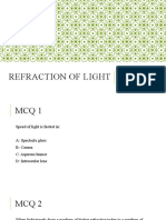 Refraction of Light