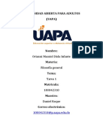 UAPA Filosofía general Tarea 1