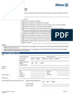 Formulir Klaim Meninggal Dunia Di Isi Oleh Ahli Waris Atau Penerima Manfaat PDF