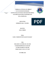 Panel de Discusión Trabajo Escrito PDF
