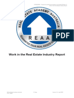 REAA - CPPREP4001 - Work in The Real Estate Industry Report v1.8