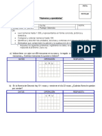 Prueba de Matemática 3ero Básico