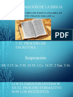 LA FORMACIÓN DE LA BIBLIA