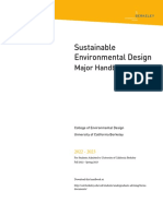 Sustainable Environmental Design Major Handbook 2022-23 (FL22-SP23 ADMITS)
