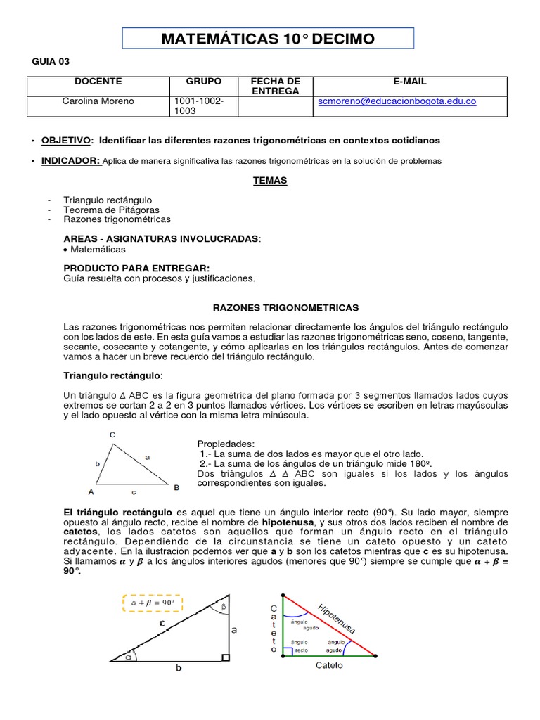 10°matemáticas 03 | PDF