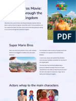 The Mario Bros Movie A Journey Through The Mushroom Kingdom PDF