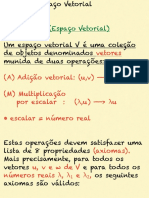 Aula1 - Espaços Vetoriais PDF