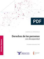 Cuaderno de Jurisprudencia Derechos de Las Personas Con Discapacidad PDF