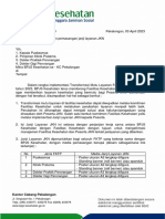 Pencetakan Dan Pemasangan Janji Layanan - JKN-FKTP PDF