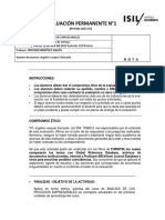 Análisis de Los Proc. Empresariales - NCR 2520 - Evaluación Permanente 1 PDF