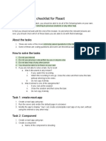 Checklist For React PDF