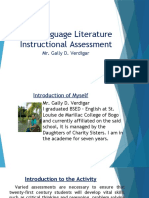 Language Literature Instructional Assessment