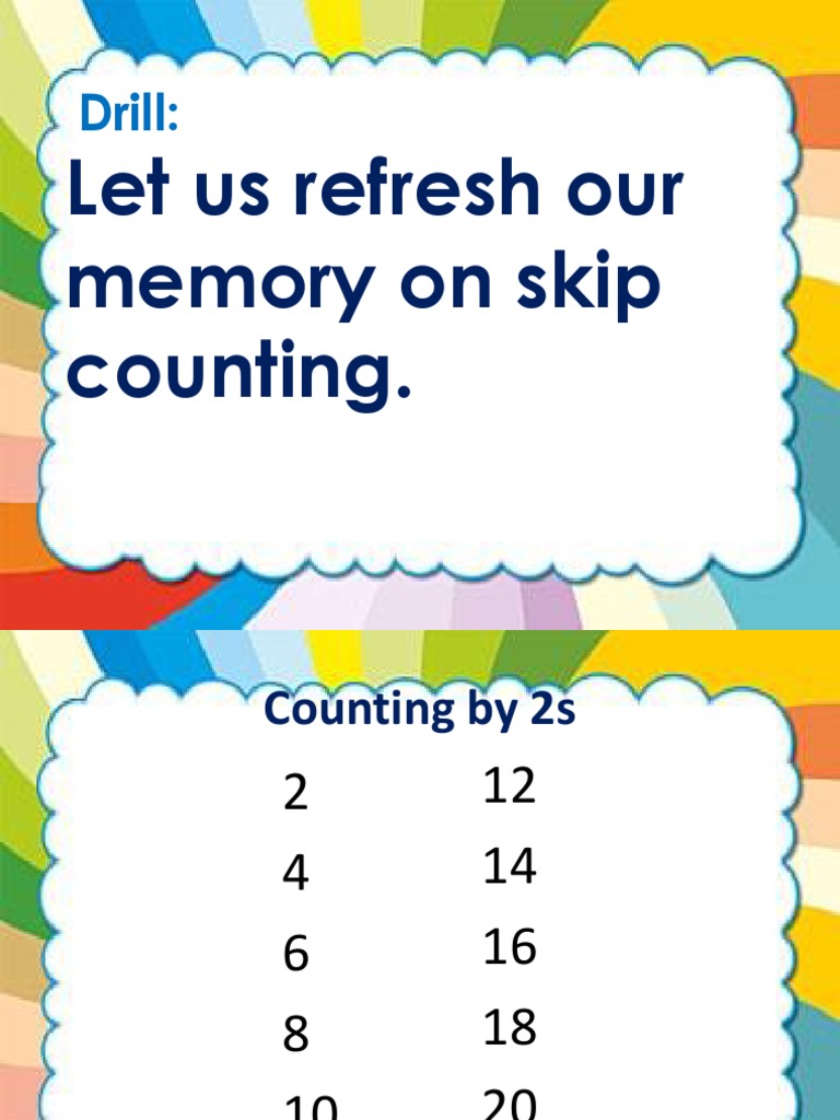 Mental Multiplication with Skip Counting | PDF