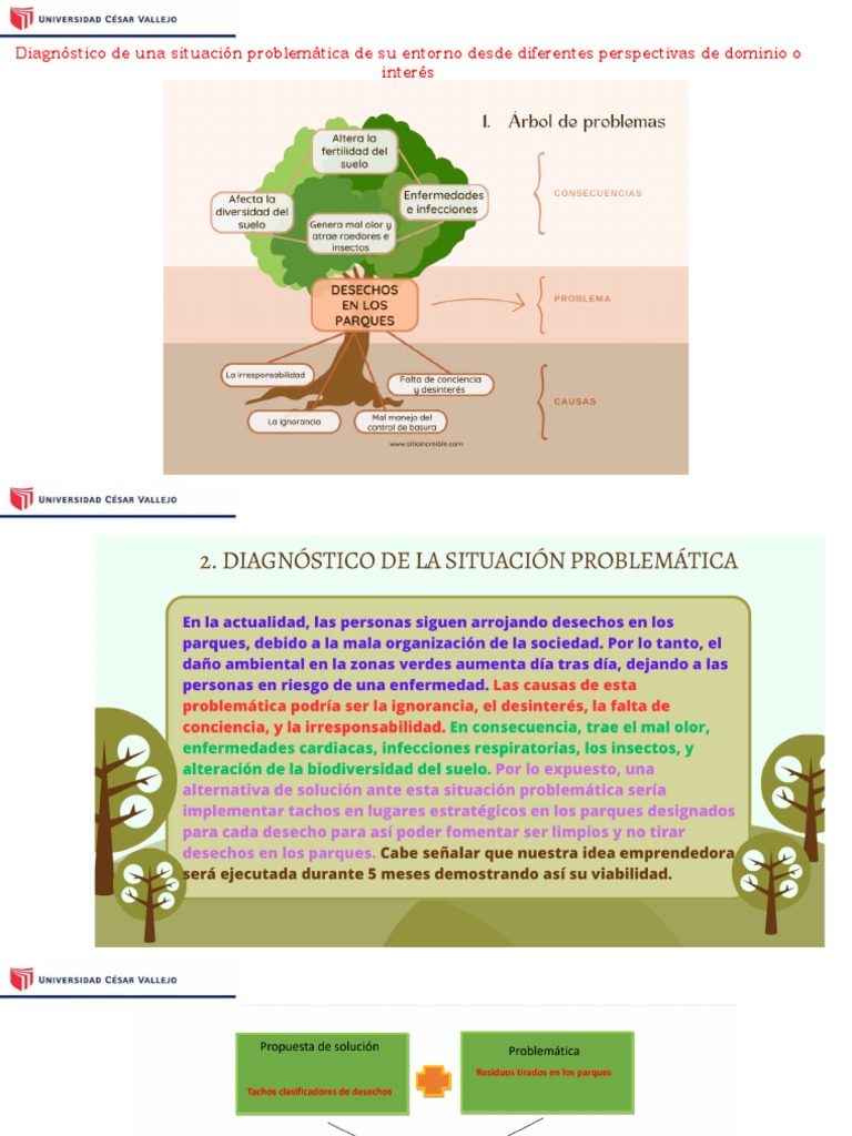 Diagnóstico de una situación problemática de su entorno desde ...