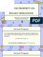 Inverse Property Presentation - With Answers