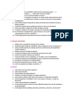 Cuestionario para Una Entrevista de Trabajo PDF