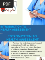 1 Intro To Health Assessment PDF