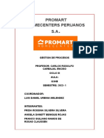 PROYECTO PROMART HOMECENTERS PERUANOS S.A GESTIÓN DE PROCESOS P.F