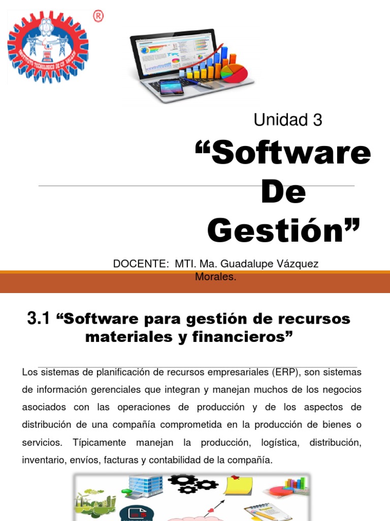 Unidad 3 - Software de Gestion | PDF