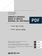 Yamaha PSR Ew425 PDF