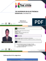 Presentación Informatica Electronica PDF