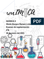 Quimica Ii Morán Burgos Mariam Lizbeth Examen de Regularización 2ºB 28 de Enero Del 2023