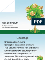 Risk and Return PPT 2022 PDF