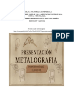 Presentacion de Metalografia