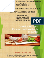 Manipulacion de Alimentos