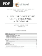 Download A Secured Network Using Freeware A Proposal by Arturo Brondial del Ayre SN6427014 doc pdf