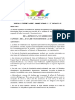 Normas Internas Del Conjunto Valle Topacio Ii PDF