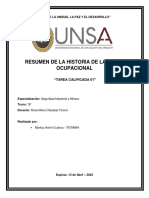 La Historia de La Salud Ocupacional - 76759664 Mariluz Achiri Ccahua PDF