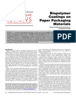 Biopolymer Coatings On Paper Packaging Materials