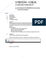 Hướng dẫn sử dụng cơ bản đầu ghi hình KBVISION trên trình duyệt web Internet Explorer PDF