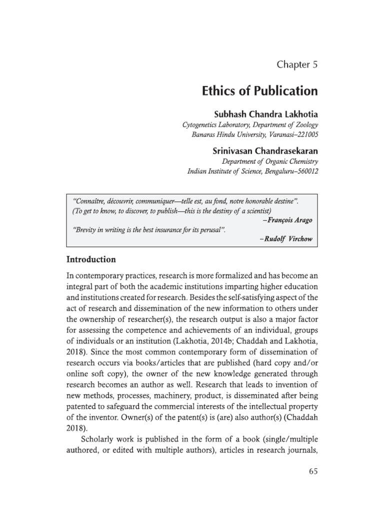 Ethics of Publication PDF PDF