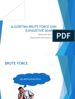 Materi 3. Algoritma Brute Force Dan Exhaustive Search PDF