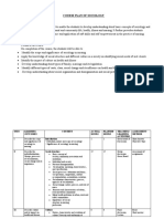 Course Plan of Sociology