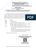 Pengumuman PENYERAHAN KEPUTUSAN PENGANGKATAN PPPK TENAGA KESEHATAN PDF